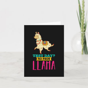 Dag utan Probllama T Shirt Llama Gift School Profe Kort