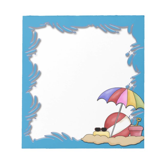 Dag vid Anteckningsblocket Beach Anteckningsblock (Framsida)