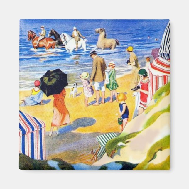 Dag vid stranden magnet (Framsidan)