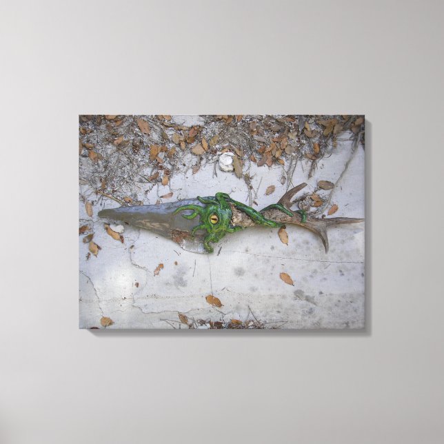 daga, athame, wicca, ritual, dagger, athame, wicca canvastryck (Framsida)