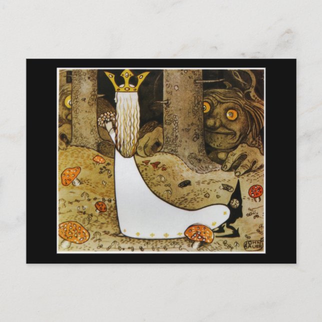 Daga i skogen vykort (Framsida)