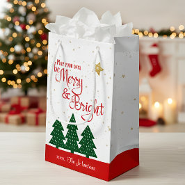 Dagar är bara Bright Red Script Guld Stars Träd