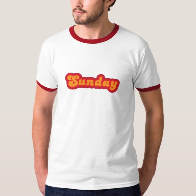 Dagar av veckan tee (Framsida)