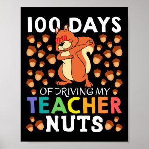 Dagar då jag kör min Nöt Roligt Dabbing Squirr Poster