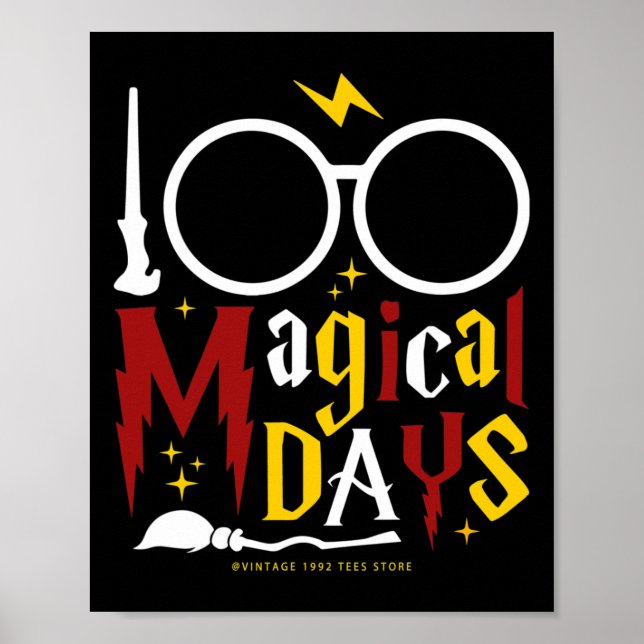 Dagar för felstyrda lärarbarn 100 magiska poster (Framsidan)