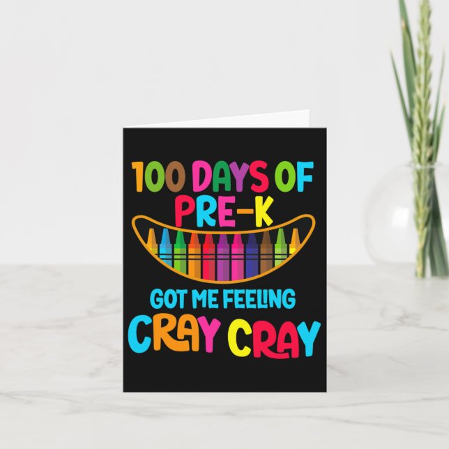 Dagar för förk Har Jag känner Cray Cray Cray Kort (Framsida)