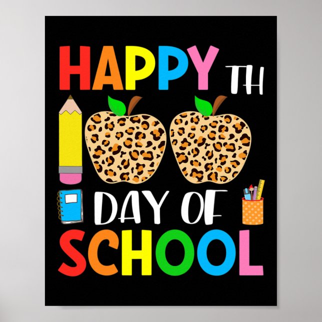 Dagar för leopardutskrifter och Student 1 Poster (Framsidan)