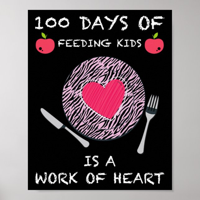 Dagar för Matande av barn är ett hjärt- Roligt 100 Poster (Framsidan)