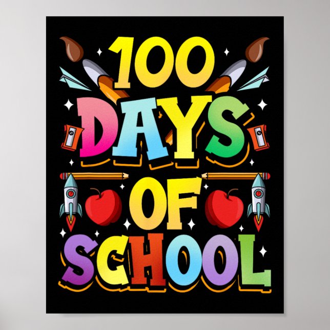 Dagar för skolcute Team Sweet Ord Poster (Framsidan)