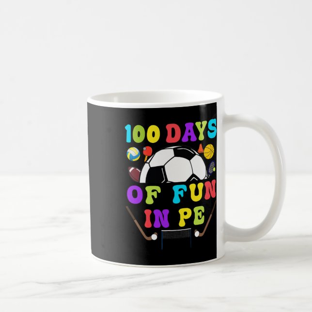 Dagar för skollärarexamen, coach Phys Ed Teache Kaffemugg (Höger)