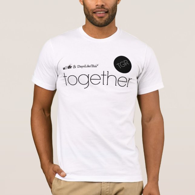 Dagar gillar detta & Uber tillsammans T Shirt (Framsida)