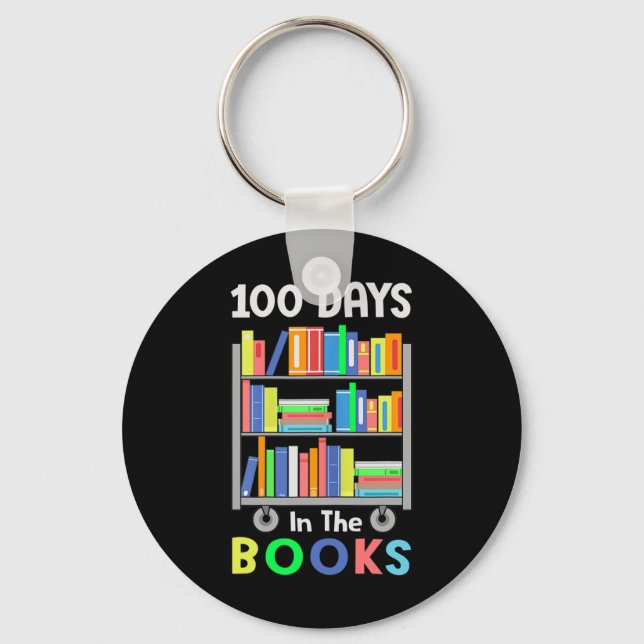 Dagar i Bokar Reading Librarian Teacher Studen Nyckelring (Framsida)