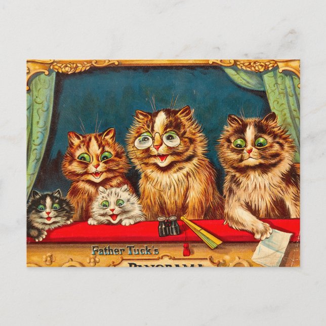 Dagar i Catland med Louis Wain av Louis Wain Vykort (Framsida)
