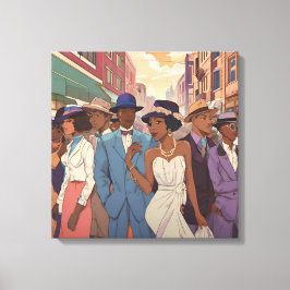 Dagar i det förflutna canvastryck