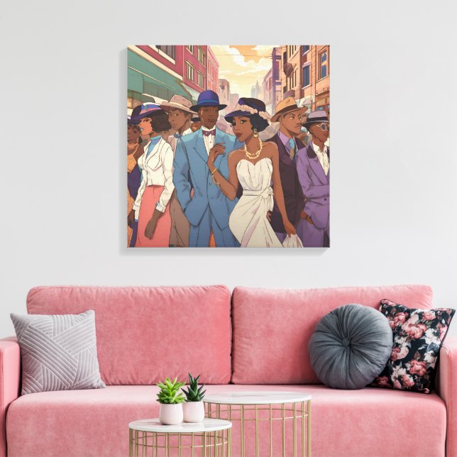 Dagar i det förflutna canvastryck (Insitu (Vardagsrum))