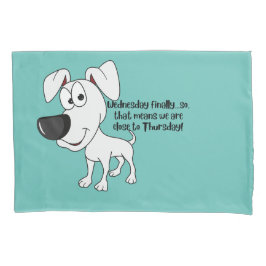 Dagar i veckan - blå barnkudde