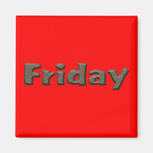 Dagar i veckan - Fredag Magnet