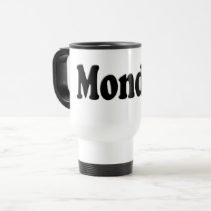 Dagar i veckan - måndag resemugg