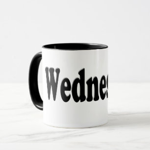 Dagar i veckan - onsdag mugg