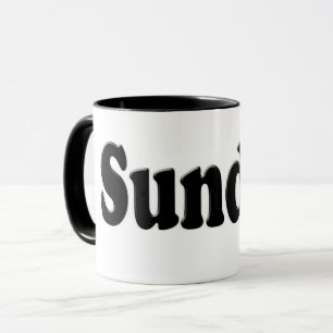 Dagar i veckan - Söndag Mugg