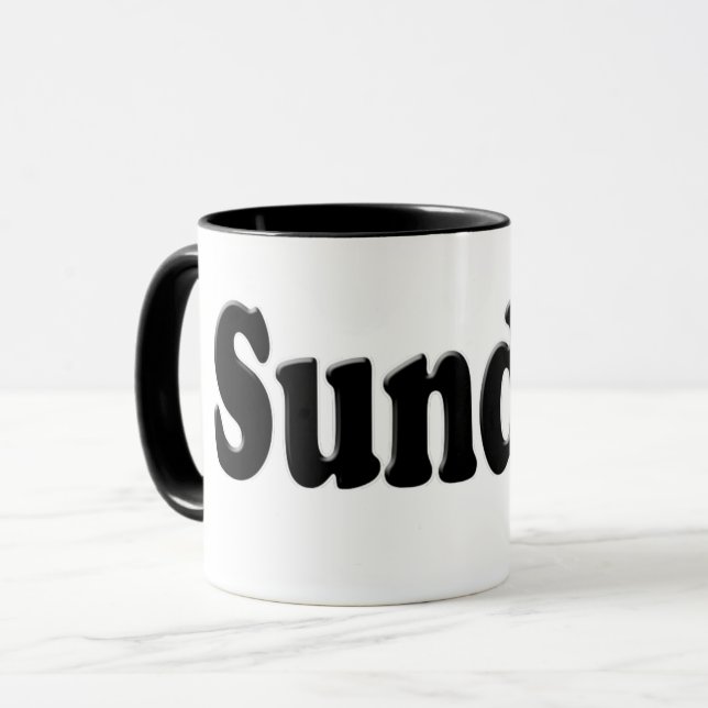 Dagar i veckan - Söndag Mugg (Framsida vänster)
