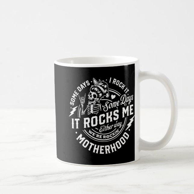 Dagar jag rockar det vissa dagar det rockar mig mo kaffemugg (Höger)