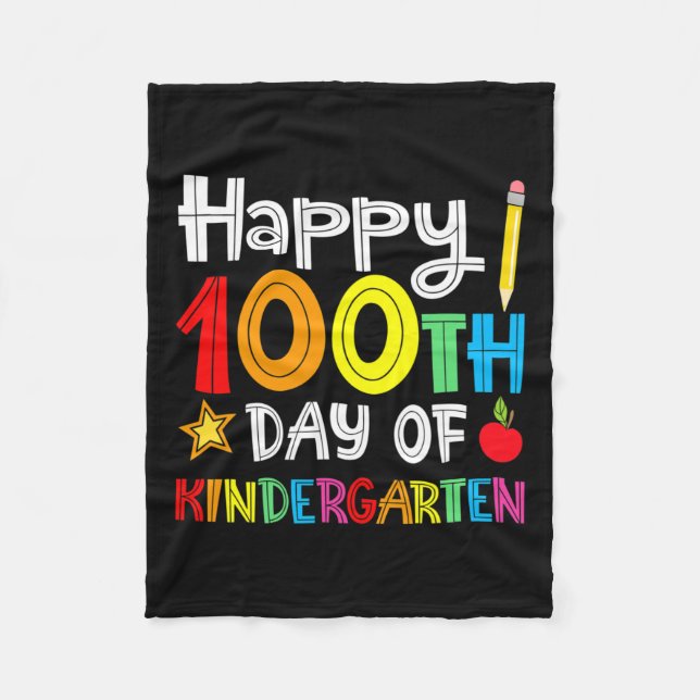 Dagar Kindergarten - 100-årsdagen för skola G i Ly Fleecefilt (Framsidan)