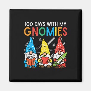 Dagar med min Gnomies Cute 100-dagars skollärare Magnet