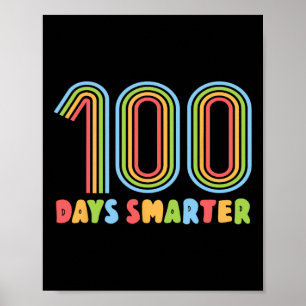 Dagar med skolregnbåge 100 dagar Smarter Teacher K Poster