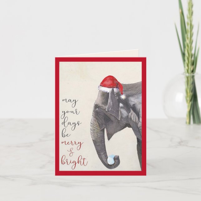 Dagar: Mjuka och ljusa julhälsningskort Kort (Framsida)