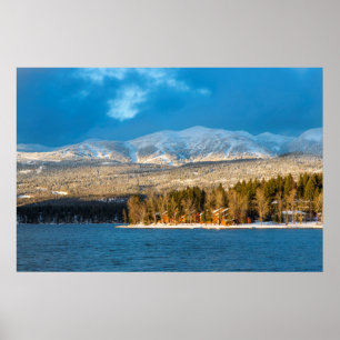 Dagar sista ljussahinna på Springa av fet fisk Poster