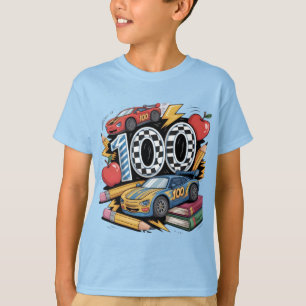 Dagar Skol Racingbil Design Barn T-Shirt
