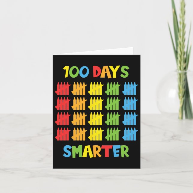 Dagar Smartare lärare Bards Underordnad 100-dagars Kort (Framsida)