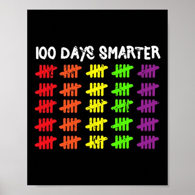 Dagar som är smartare för att räkna hash-märken da poster (Framsidan)