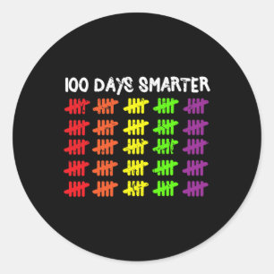 Dagar som är smartare för att räkna hash-märken da runt klistermärke