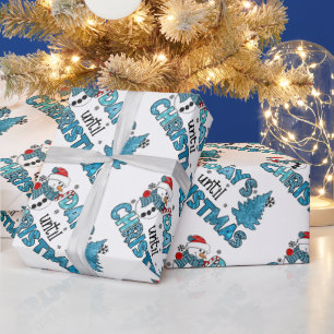 Dagar tills jul anpassar sig presentpapper