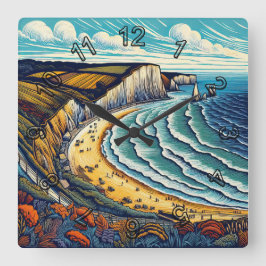 Dagar ut fyrkantig klocka