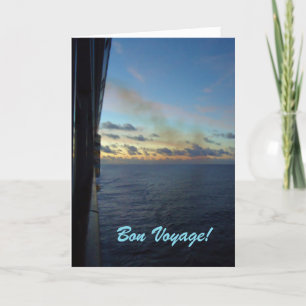 Dagar vid Sea Bon Voyage Kort