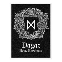 Dagaz /Happiness/ Black-version