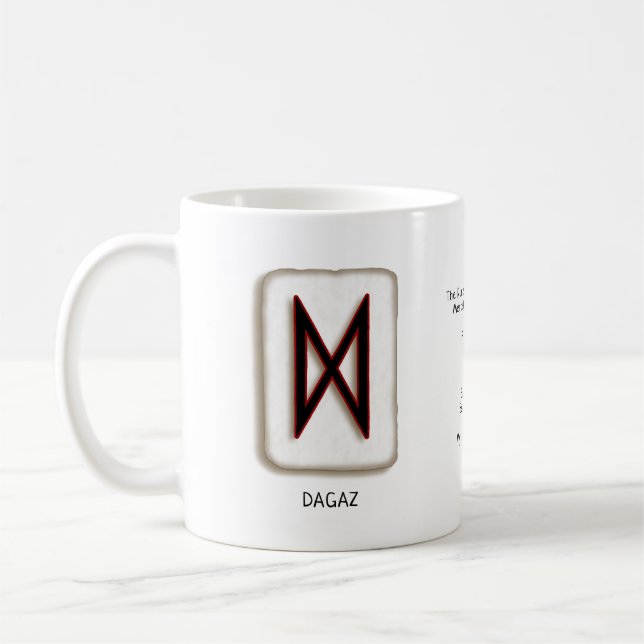 Dagaz RuneStone Mugg (Vänster)