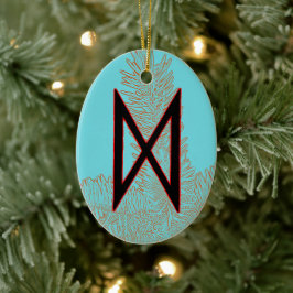 Dagaz Viking Rune Yule Ornament - Genombrott!