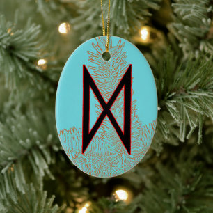 Dagaz Viking Rune Yule Ornament - Genombrott!