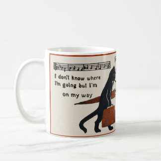 Dagbok av en dåligakattmugg (den svart katten för kaffemugg