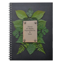 Dagbok av Superpowers Anteckningsbok Med Spiral