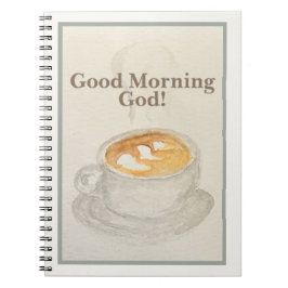Dagbok: God morgon Gud — Morgonbön Anteckningsbok