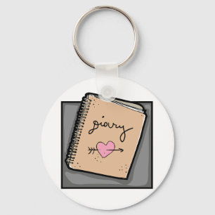 Dagbok Keychain Nyckelring