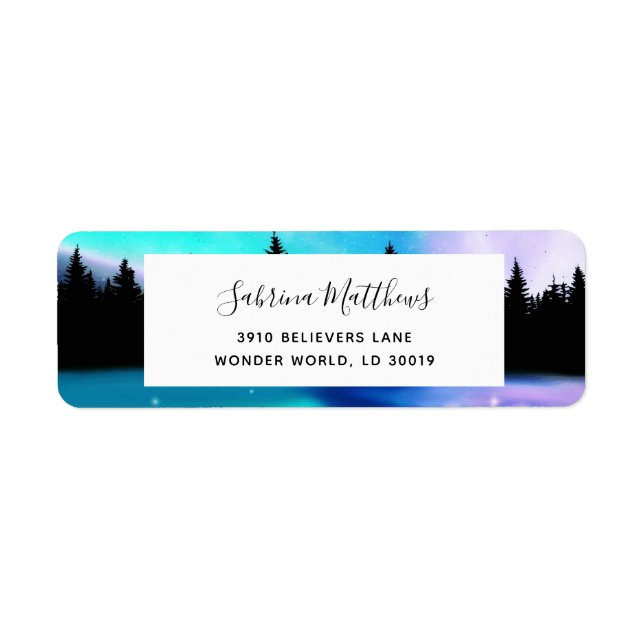 Dagbrytningsreflektioner Returadress Etikett (Framsidan)