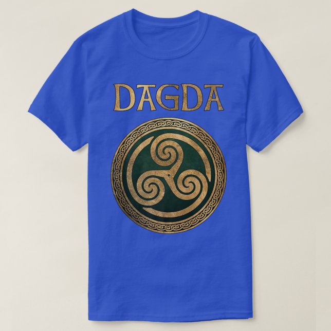 Dagda Ancient Celtic God of Manliness, Fertility a T Shirt (Design framsida)