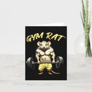 Dagdaglig Staples Gym Råtta Fitness Bodybuilding A Kort