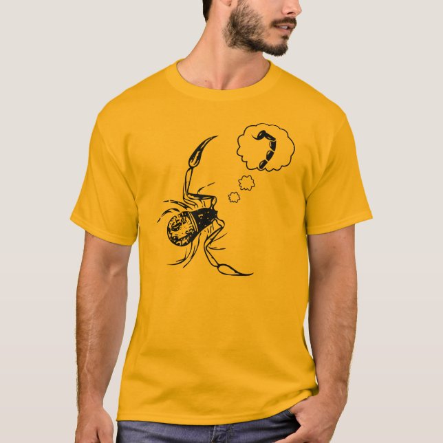 Dagdrömma utslagsplatsen för Pseudoscorpion T-shirt (Framsida)